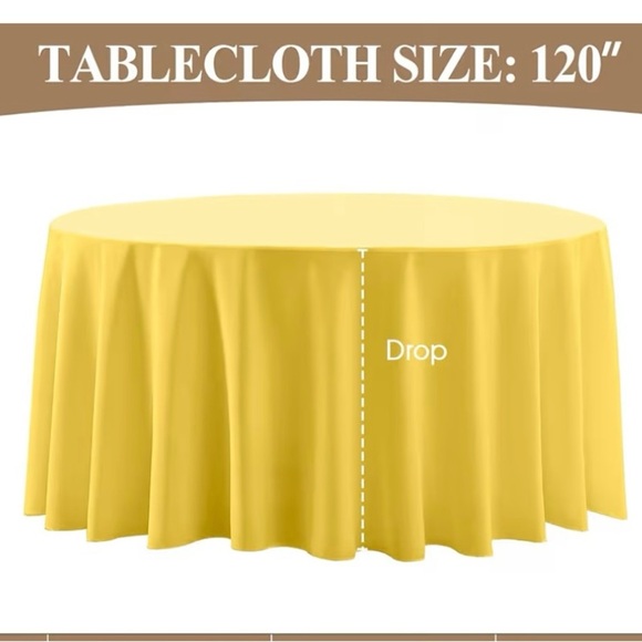 Sunny Yellow Dining Tablecloth - Picture 2 of 5